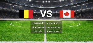 soi kèo Bỉ vs Canada