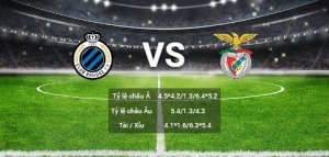 soi kèo Club Brugge vs Benfica