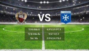 soi kèo Nice vs Auxerre tại Ligue 1