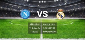 Dafabet soi kèo Napoli-vs-Real-Madrid