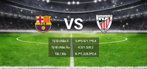 Dafabet soi kèo barcelona-vs-athletic-bilbao tại La Liga