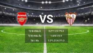 Dafabet soi kèo Arsenal-vs-Sevilla tại Champions League