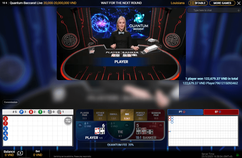 mẹo chơi quantum baccarat hiệu quả