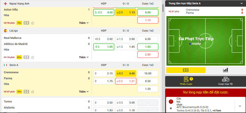kinh nghiệm soi kèo tài xỉu