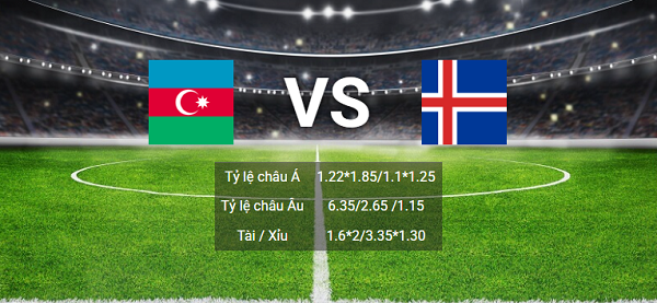 Soi kèo Azerbaijan Vs Iceland