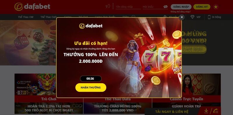 giới thiệu nền tảng dafabet